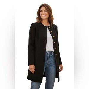 St. John designer corp core minimalist contemporary luxury knitwear cardigan